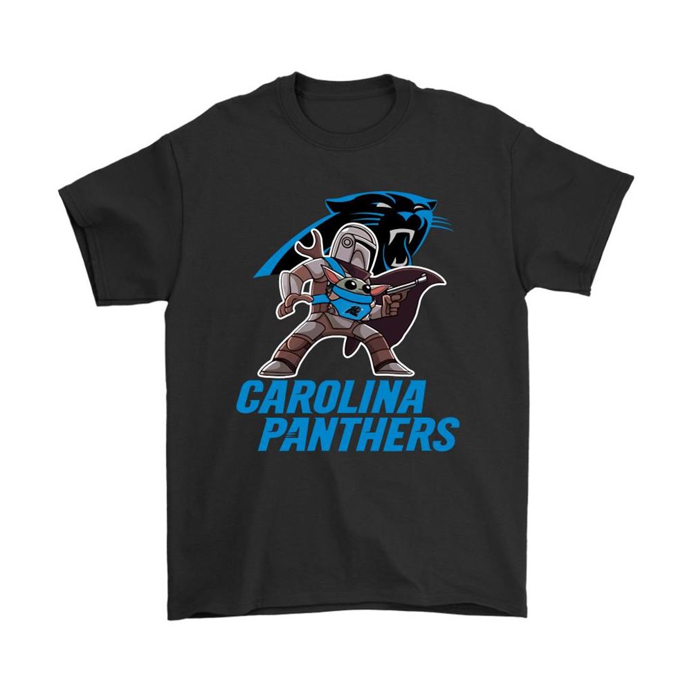 The Mandalorian Baby Yoda Carolina Panthers Nfl Shirts