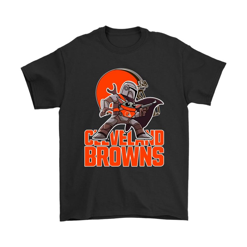 The Mandalorian Baby Yoda Cleveland Browns Nfl Shirts