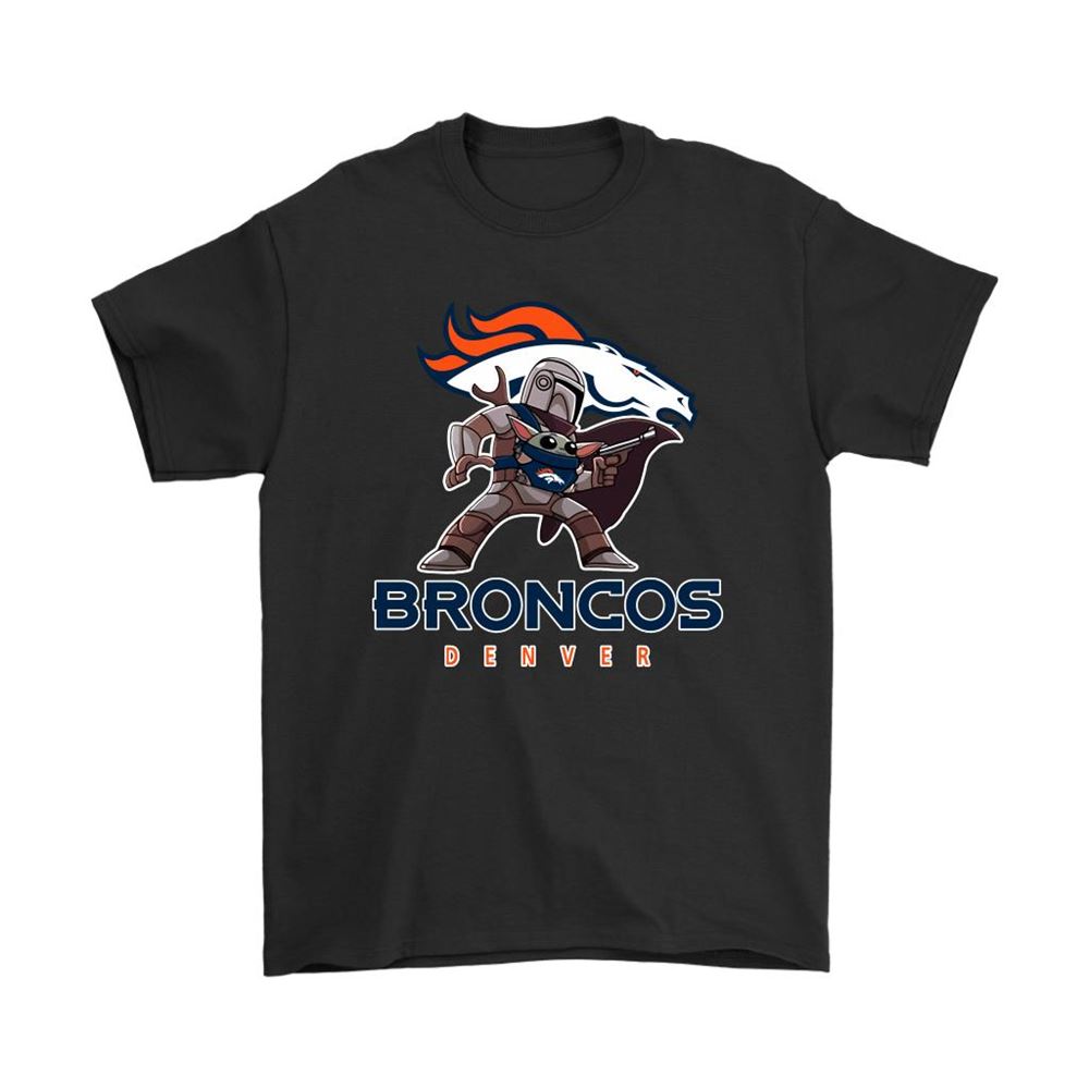 The Mandalorian Baby Yoda Denver Broncos Nfl Shirts