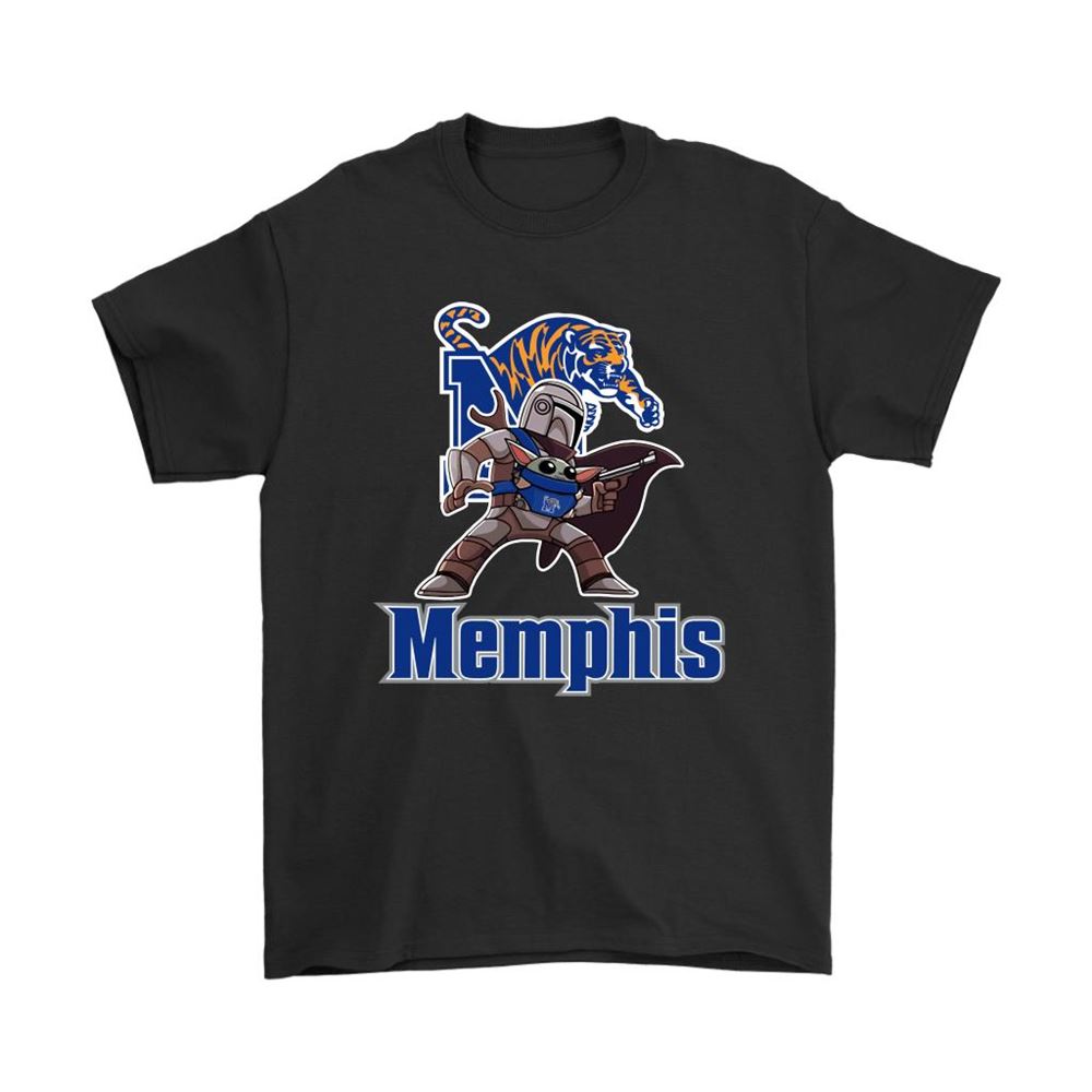 The Mandalorian Baby Yoda Memphis Tigers Ncaa Shirts
