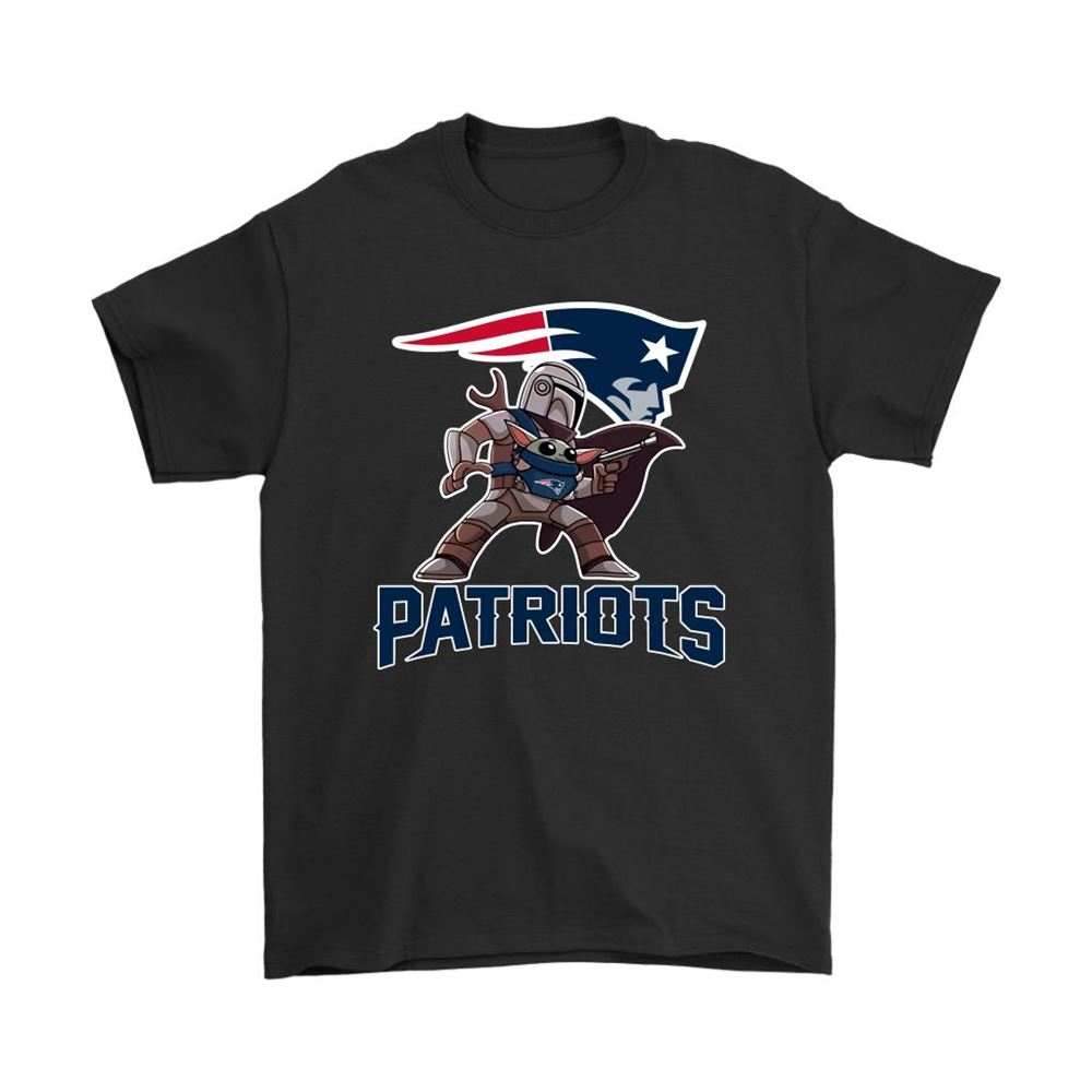 The Mandalorian Baby Yoda New England Patriots Nfl Shirts