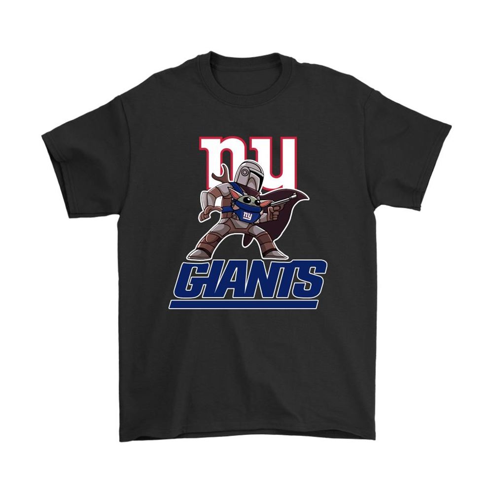 The Mandalorian Baby Yoda New York Giants Nfl Shirts
