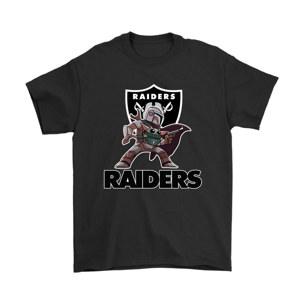 The Mandalorian Baby Yoda Oakland Raiders Nfl Shirts