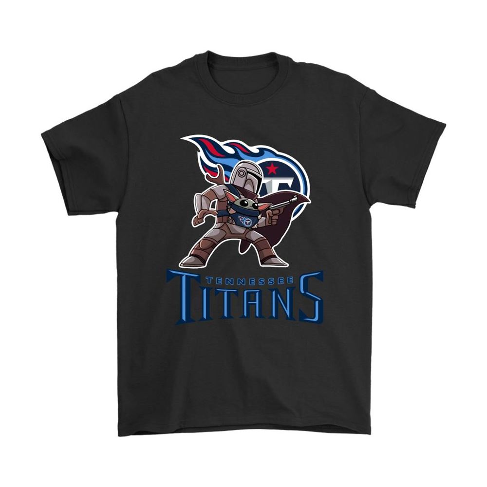 The Mandalorian Baby Yoda Tennessee Titans Nfl Shirts