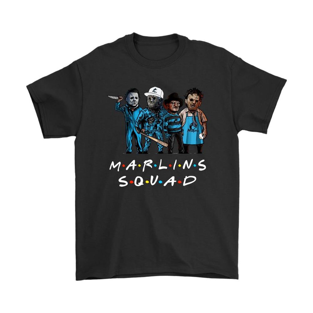 The Miami Marlins Squad Horror Killers Friends Mlb Shirts