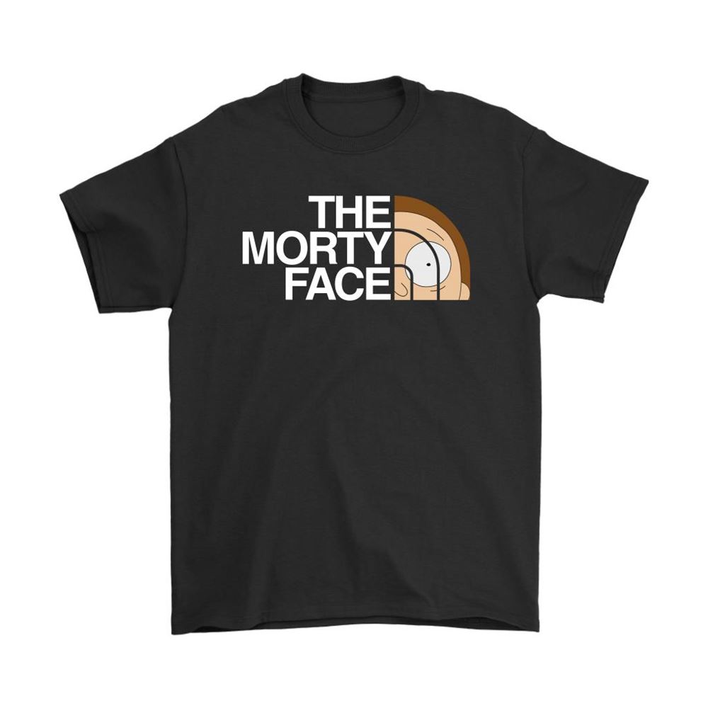 The Morty Face The North Face Rick And Morty Shirts