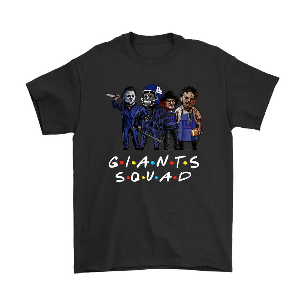 The New York Giants Squad Horror Killers Friends Nfl Shirts