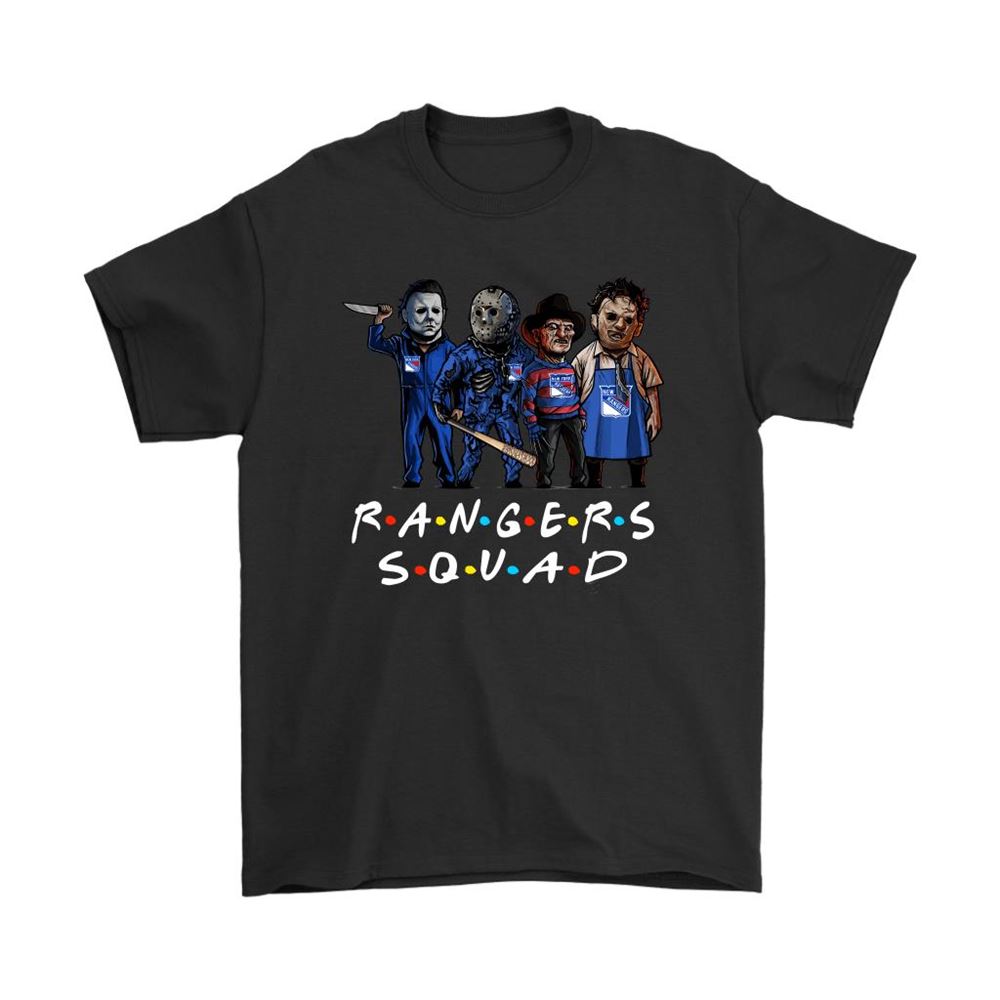 The New York Rangers Squad Horror Killers Friends Nhl Shirts