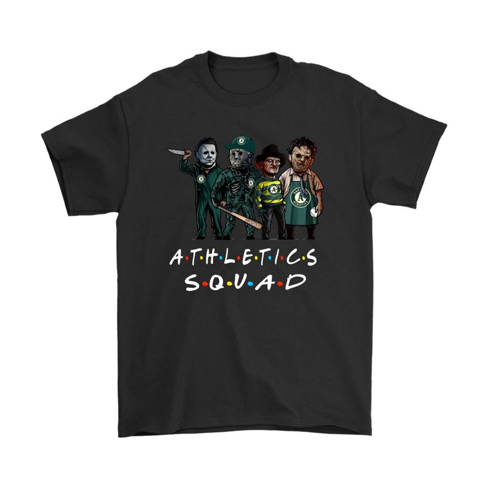 The Oakland Athletics Squad Horror Killers Friends Mlb Shirts
