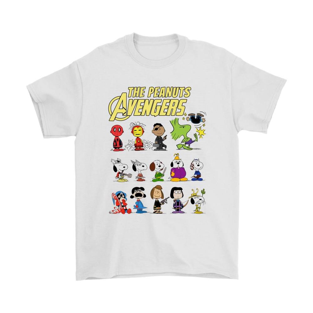 The Peanuts Avengers Snoopy X Marvel Shirts