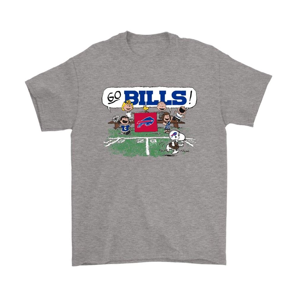 The Peanuts Cheering Go Snoopy Buffalo Bills Shirts