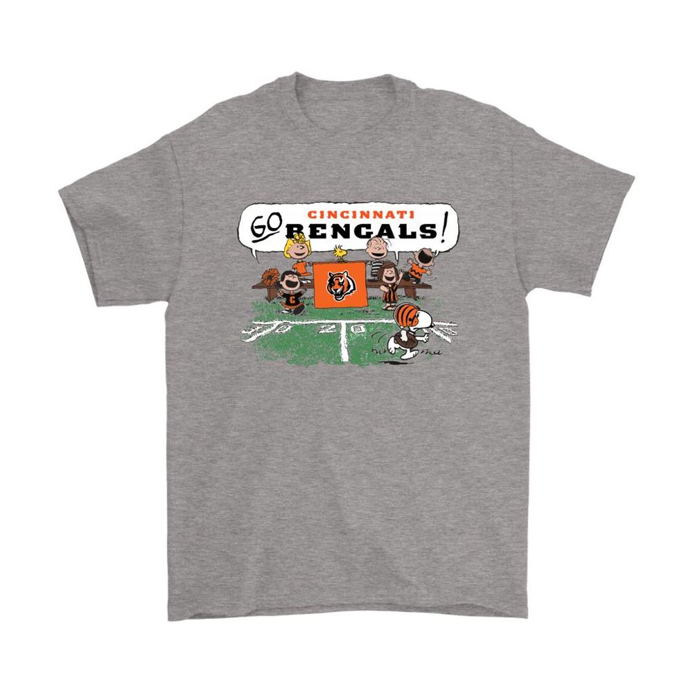The Peanuts Cheering Go Snoopy Cincinnati Bengals Shirts