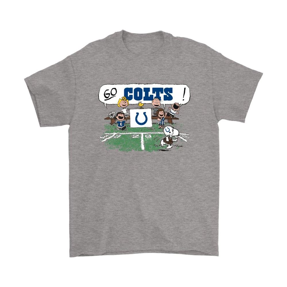 The Peanuts Cheering Go Snoopy Indianapolis Colts Shirts