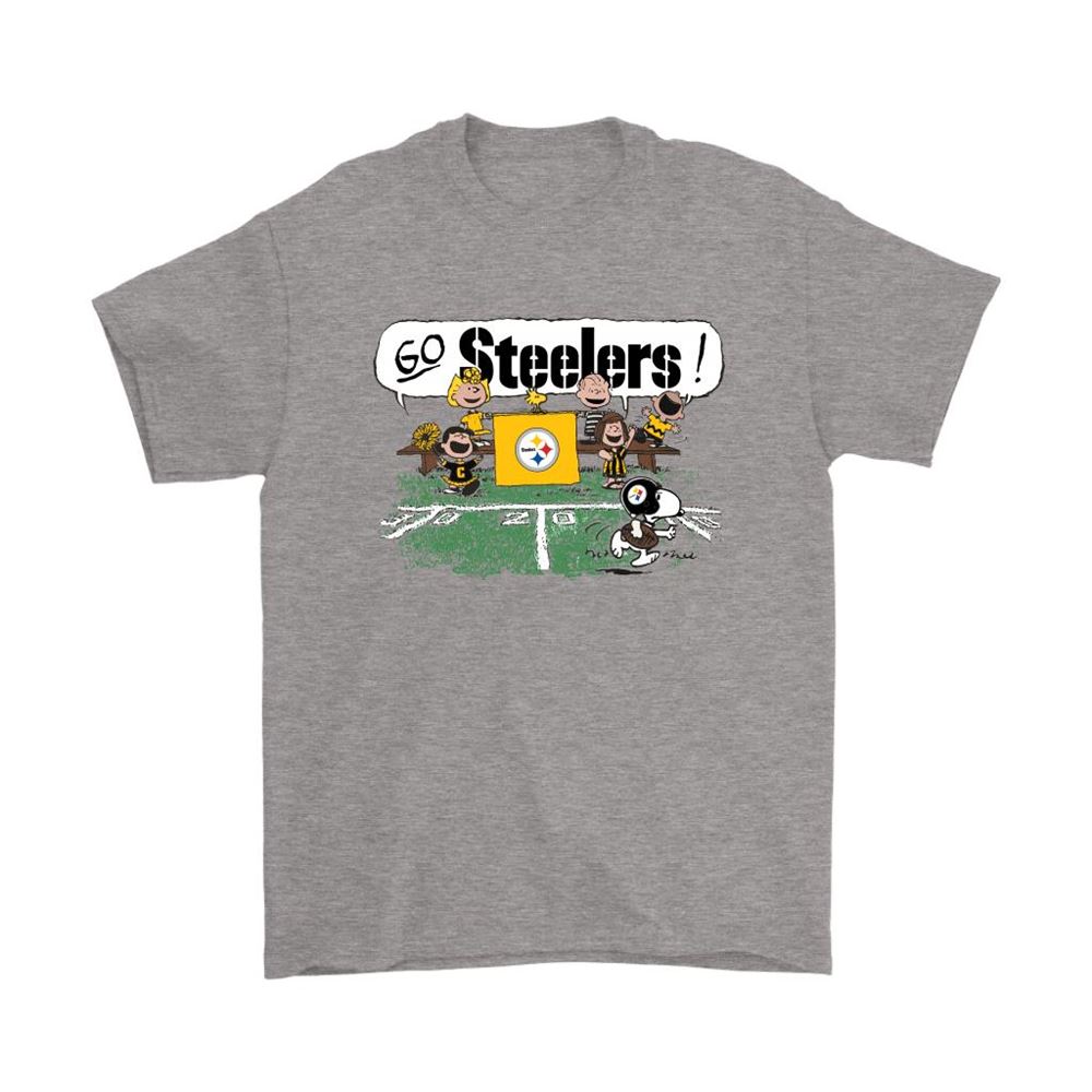 The Peanuts Cheering Go Snoopy Pittsburgh Steelers Shirts