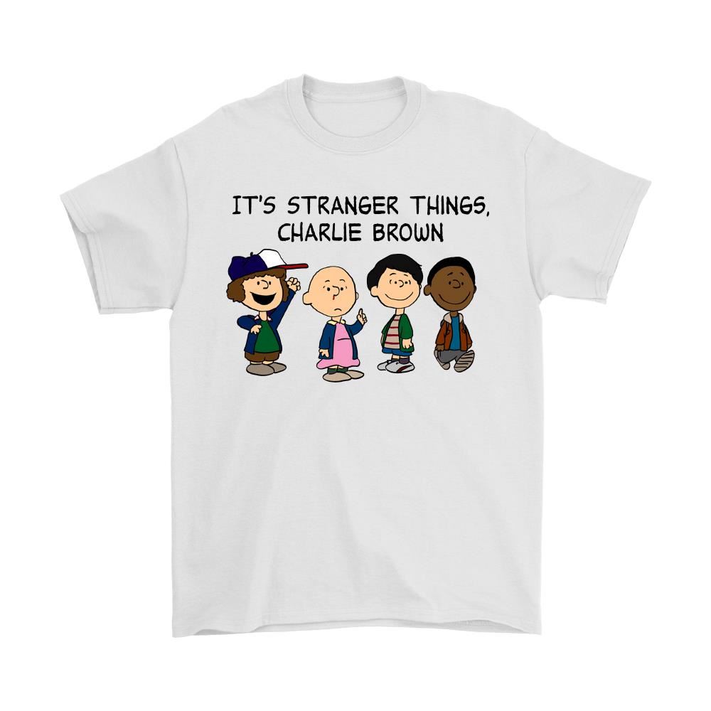 The Peanuts Its Stranger Things Charlie Brown Snoopy Shirts