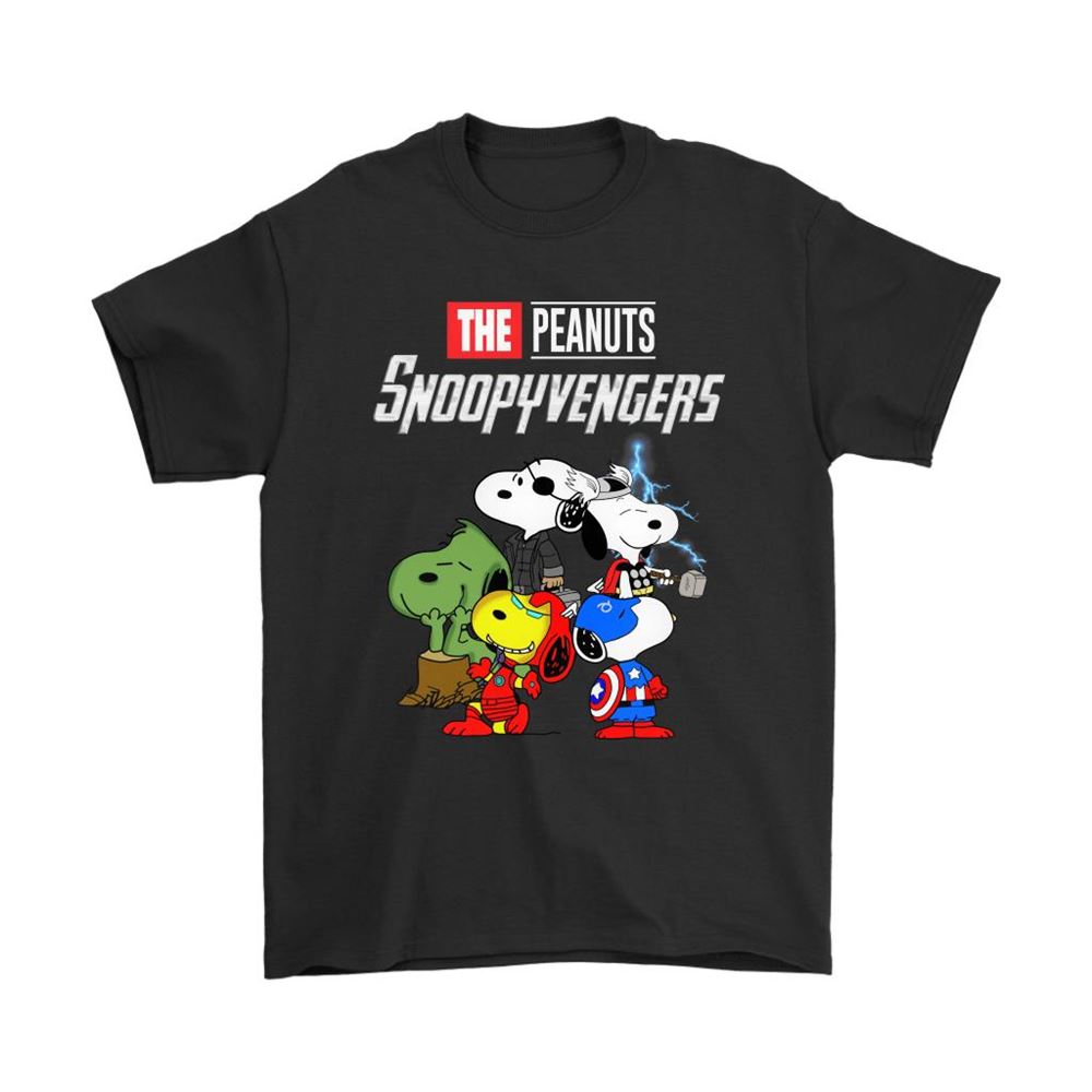 The Peanuts Snoopyvengers Avengers Snoopy Mashup Shirts