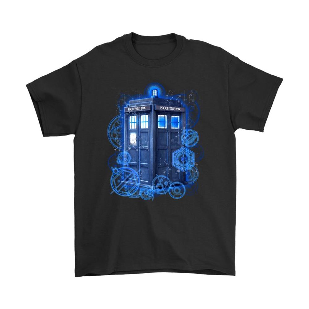 The Police Box Tardis Travel Through Space And Time Doctor Who Shirts