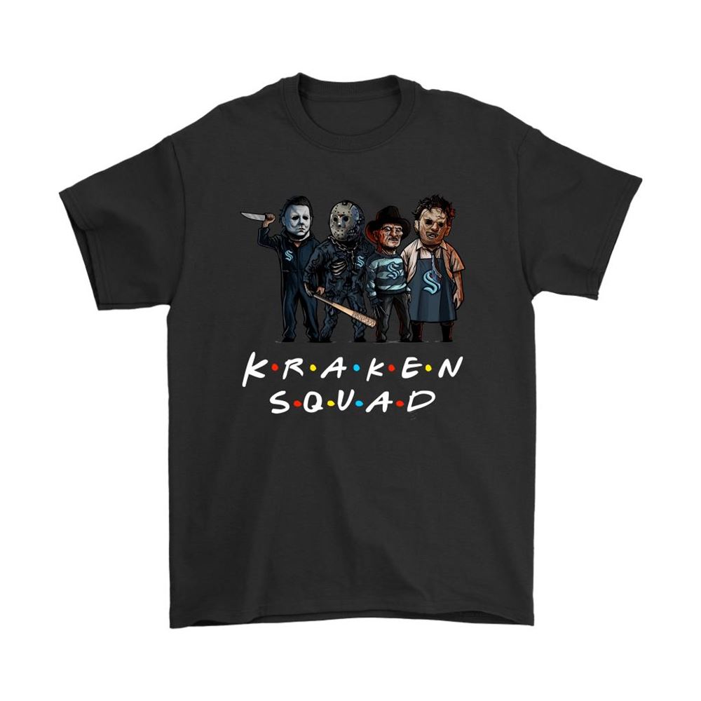 The Seattle Kraken Squad Horror Killers Friends Nhl Shirts