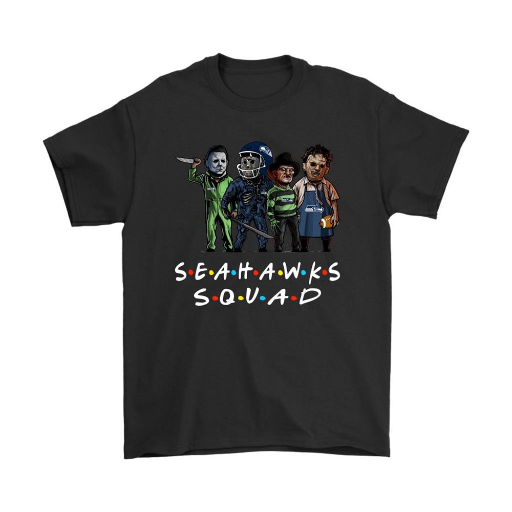 The Seattle Seahawks Squad Horror Killers Friends Nfl Shirts
