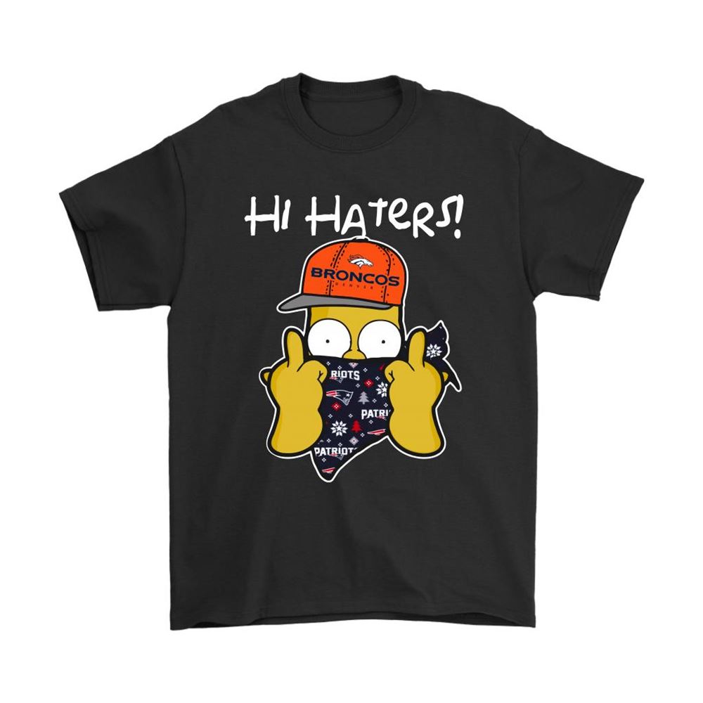 The Simpsons Christmas Gangster Hi Hater Denver Broncos Shirts