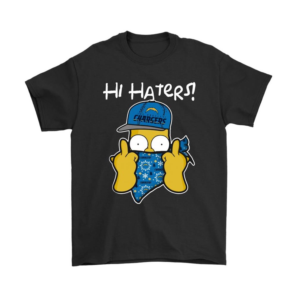 The Simpsons Christmas Gangster Hi Hater Los Angeles Chargers Shirts