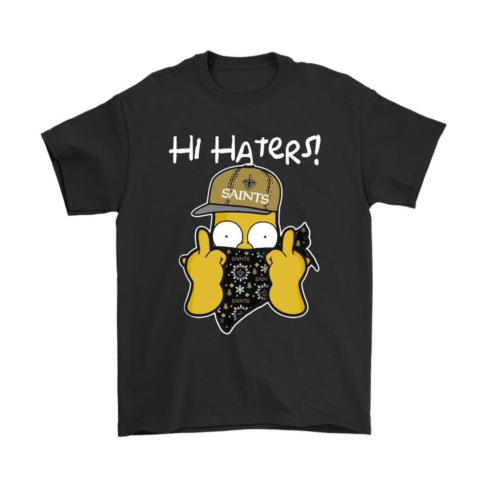 The Simpsons Christmas Gangster Hi Hater New Orleans Saints Shirts