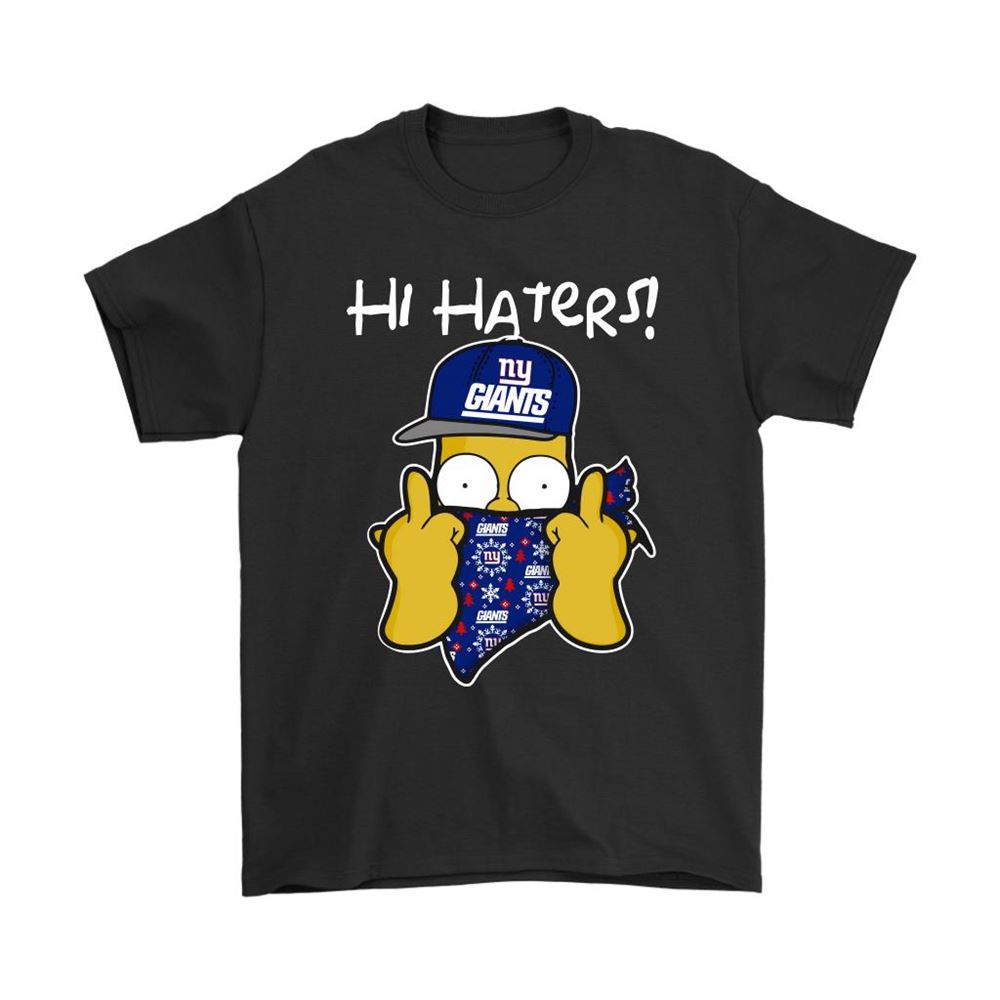 The Simpsons Christmas Gangster Hi Hater New York Giants Shirts