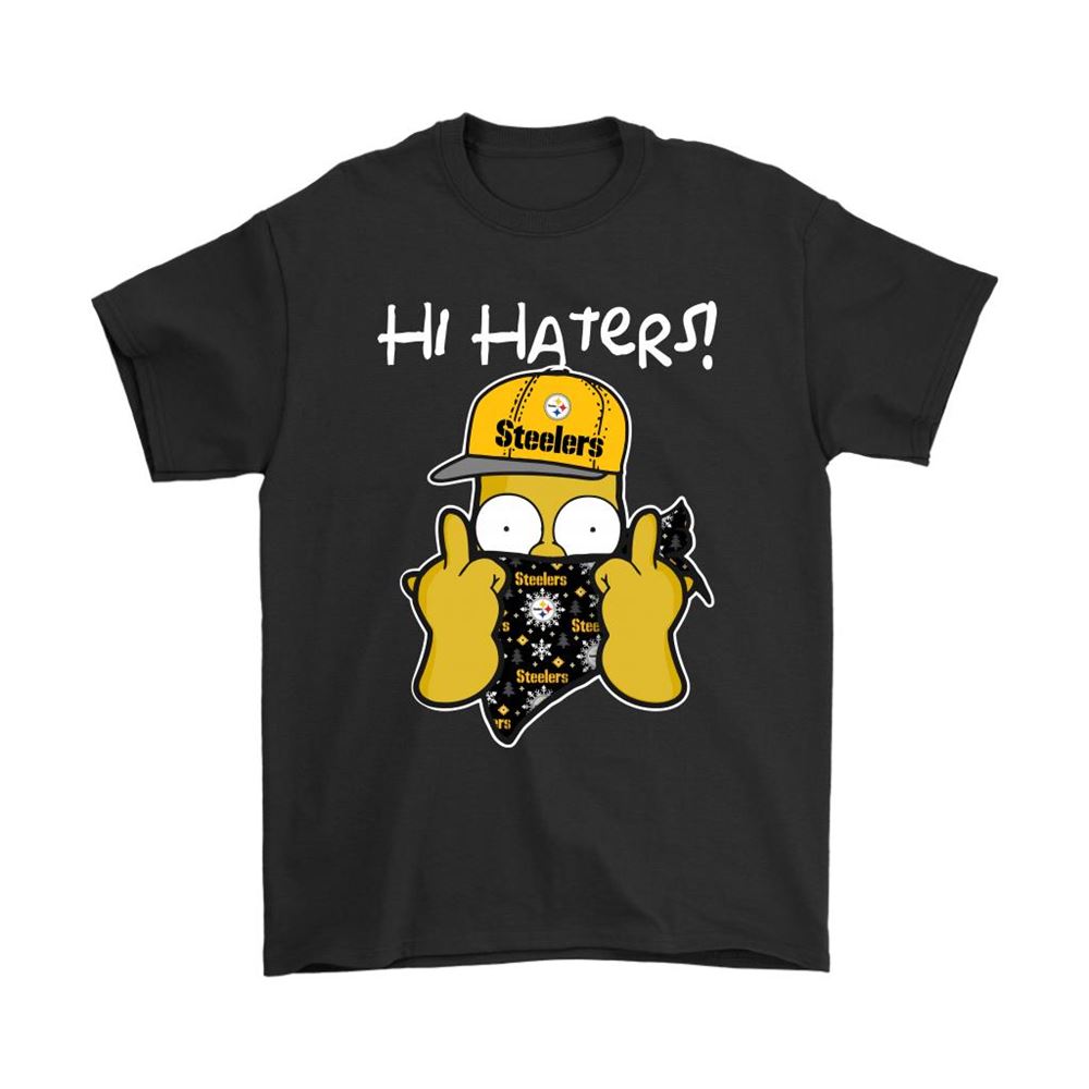 The Simpsons Christmas Gangster Hi Hater Pittsburgh Steelers Shirts