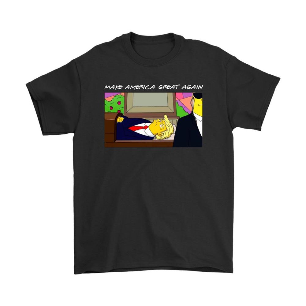 The Simpsons President Trump Funeral Shirts