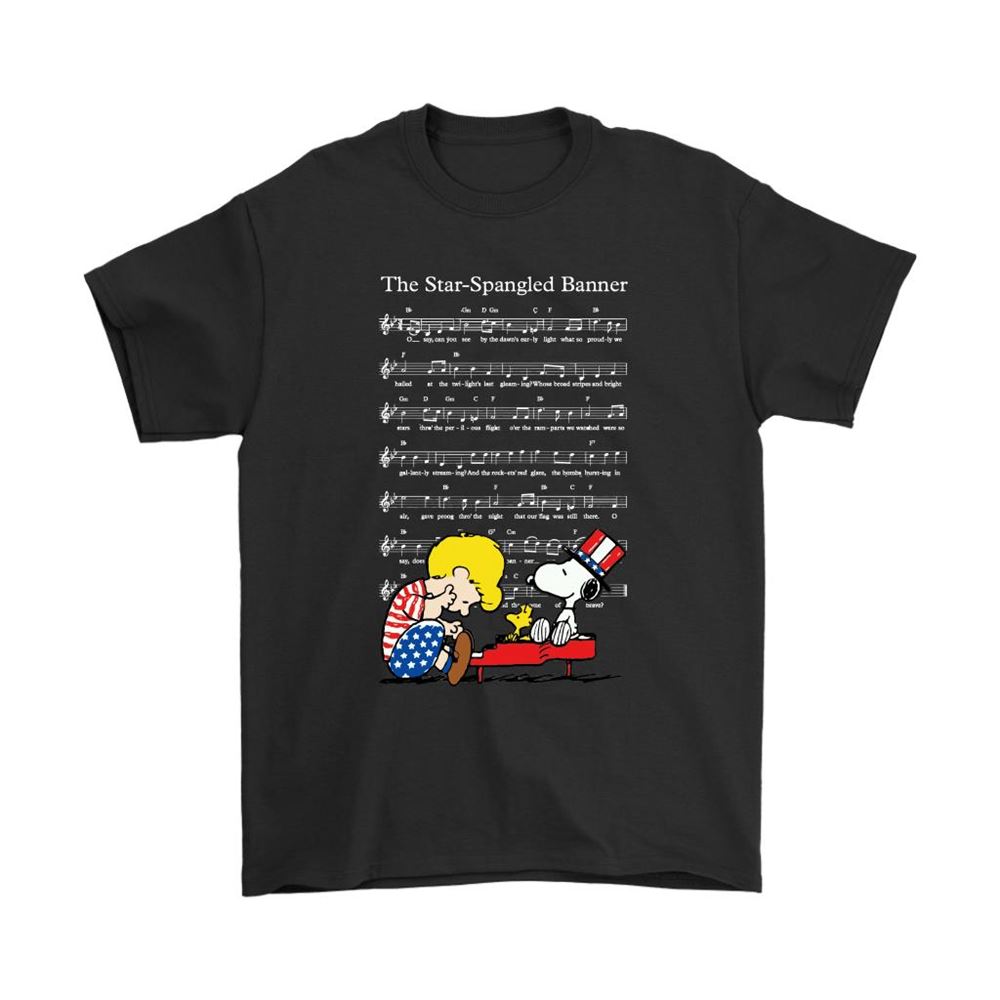 The Star-spangled Banner Snoopy Independence Day 4th Of July Shirts