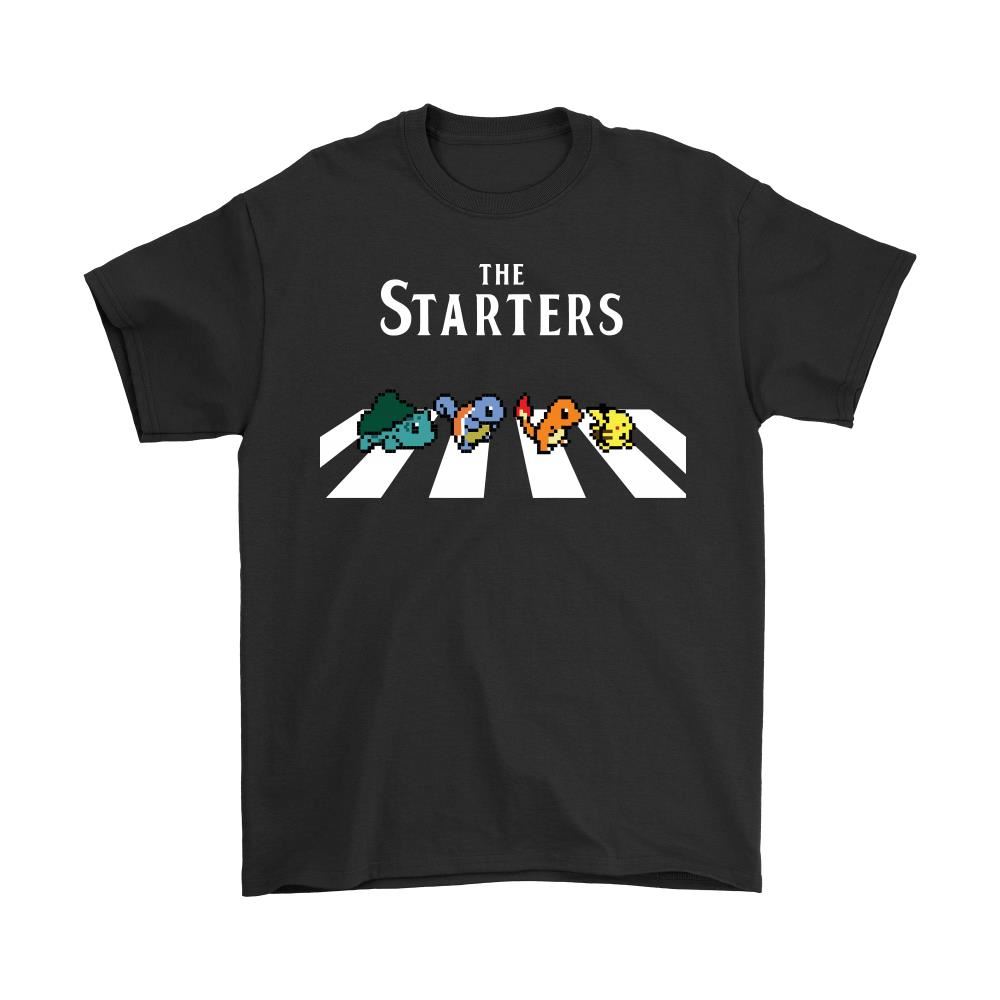 The Starters Abbey Road Pokemon Shirts