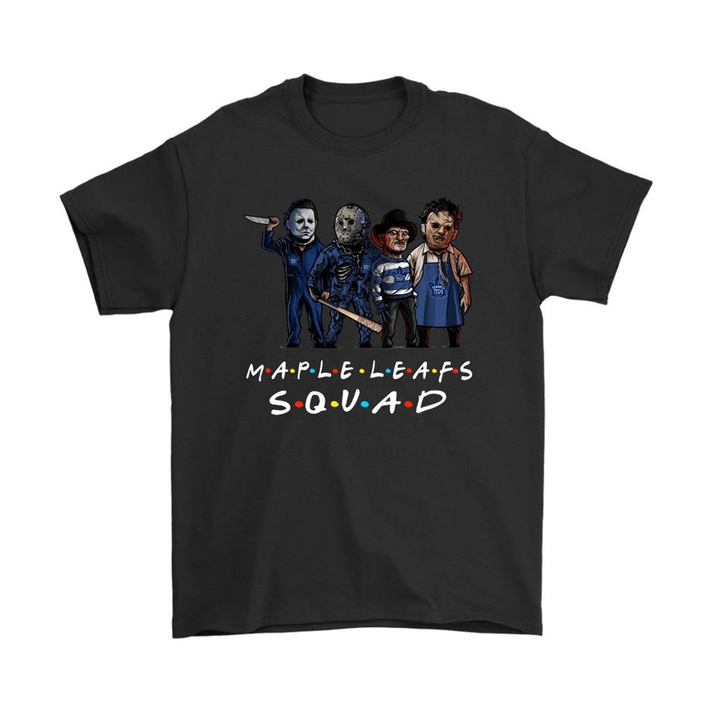 The Toronto Maple Leafs Squad Horror Killers Friends Nhl Shirts