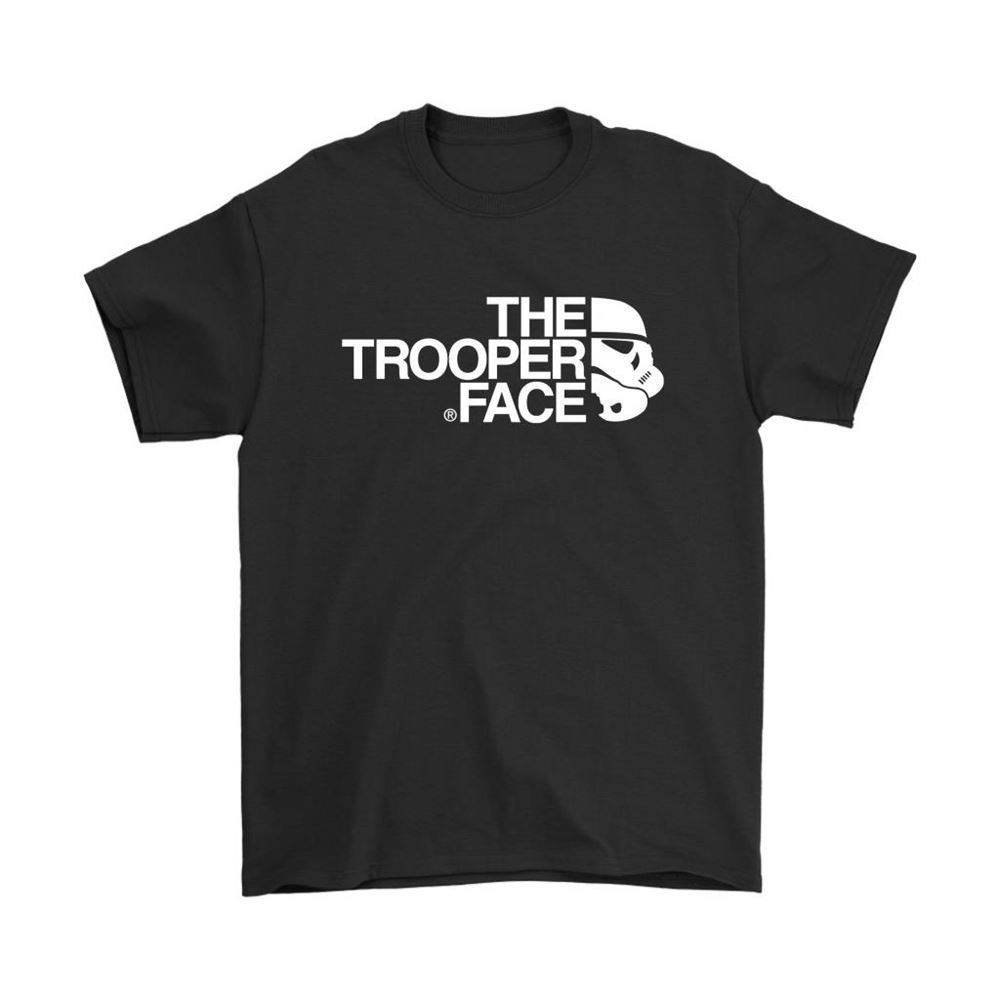 The Trooper Face Star Wars Stormtrooper North Face Shirts