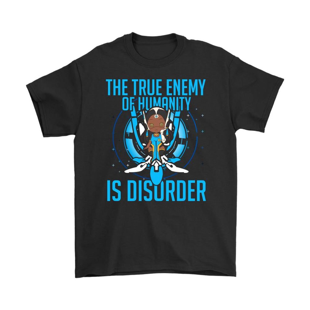 The True Enemy Of Humanity Is Disorder Chibi Symmetra Overwatch Shirts