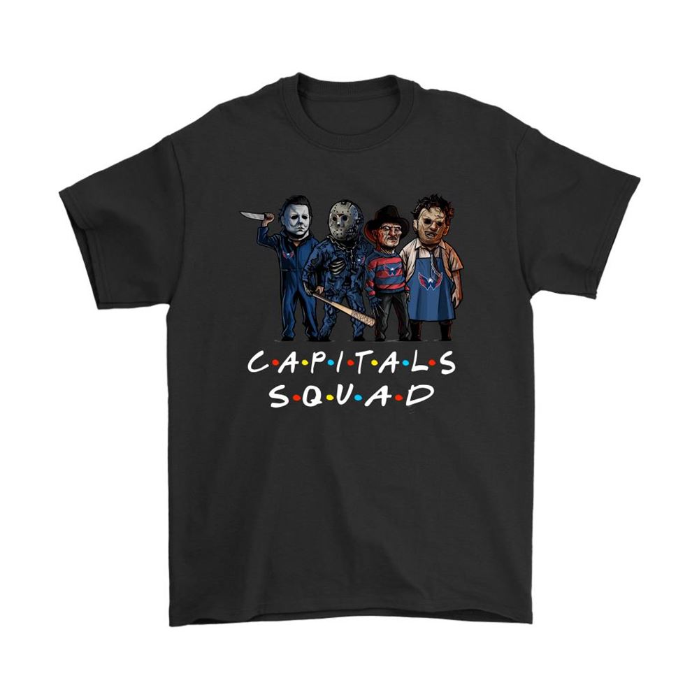 The Washington Capitals Squad Horror Killers Friends Nhl Shirts