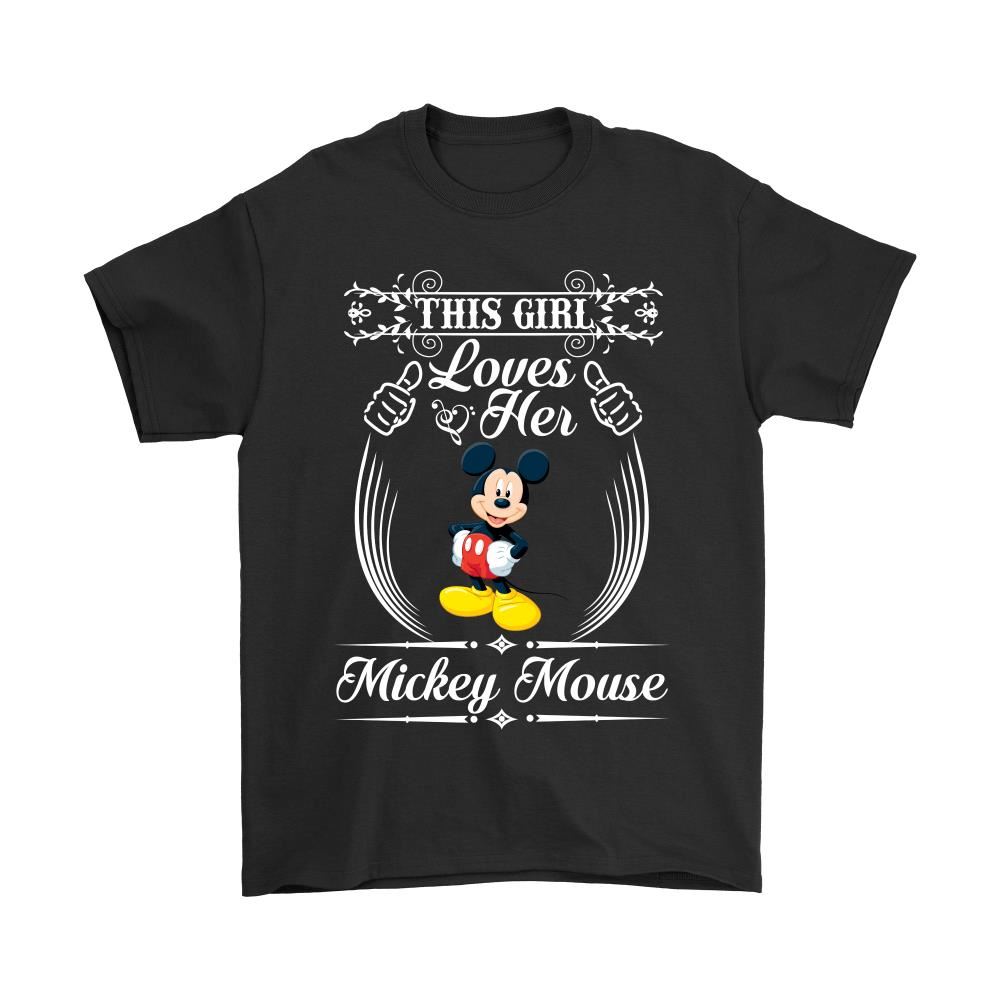 This Girl Loves Her Mickey Mouse Shirts
