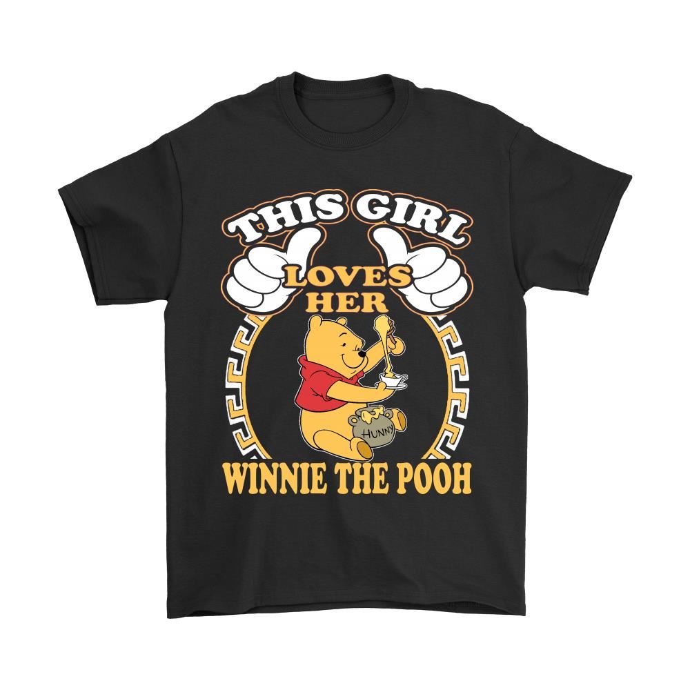 This Girl Loves Her Winnie The Pooh Hunny Shirts