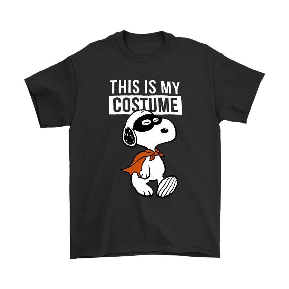This Is My Costume Happy Halloween Masked Marvel Snoopy Shirts