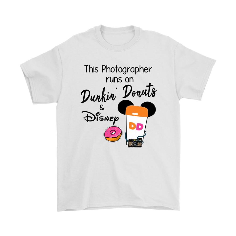 This Photographer Runs On Dunkin Donuts And Disney Shirts