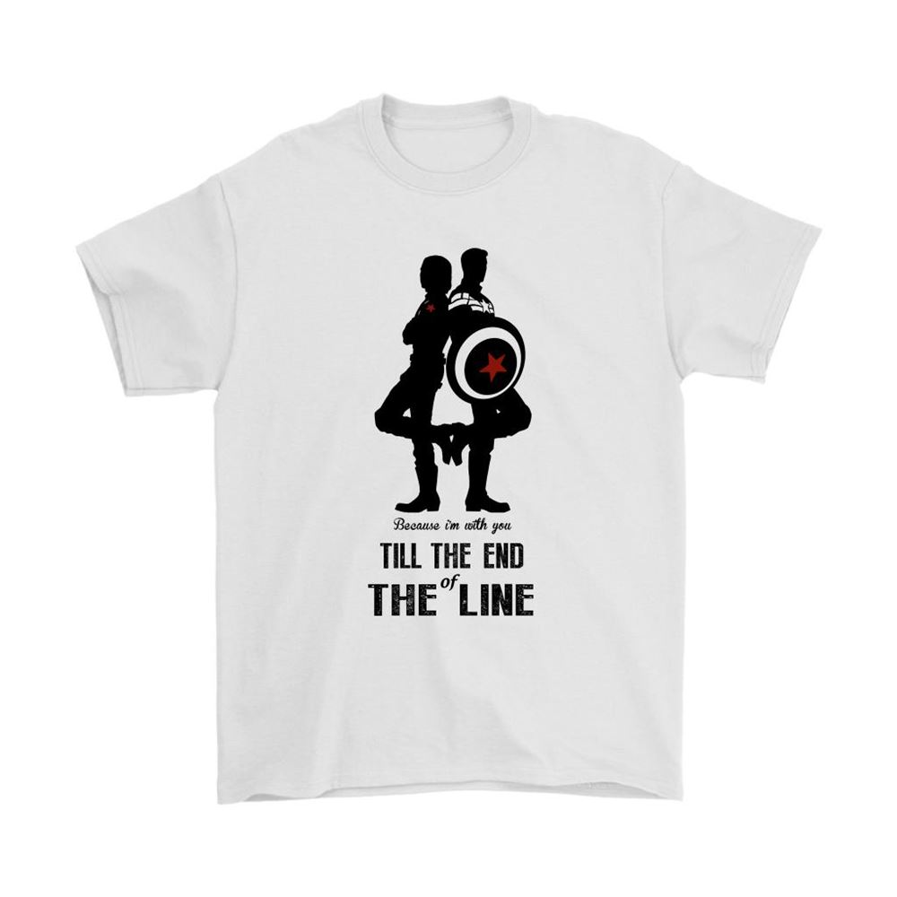 Till The End Of The Line Captain America Winter Soldier Shirts