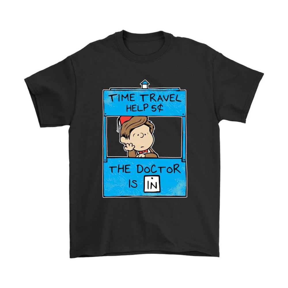 Time Travel The Doctor Is In Doctor Who Mashup Snoopy Shirts