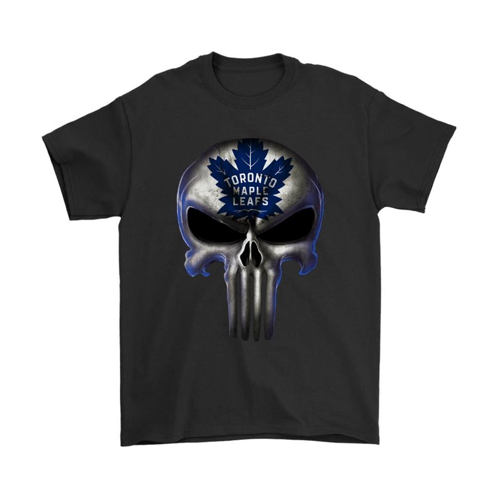 Toronto Maple Leafs The Punisher Mashup Ice Hockey Shirts