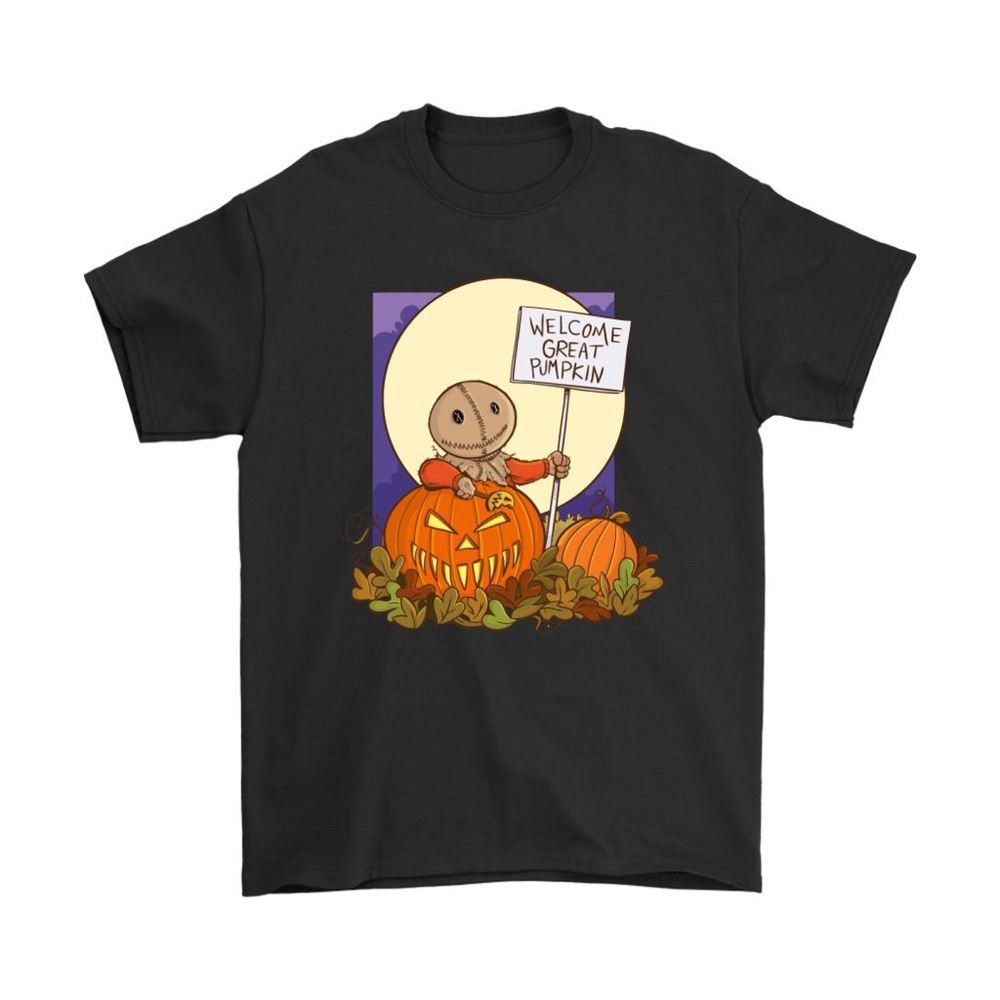 Trick Or Treat Sam Welcome The Great Pumpkin Halloween Linus Shirts