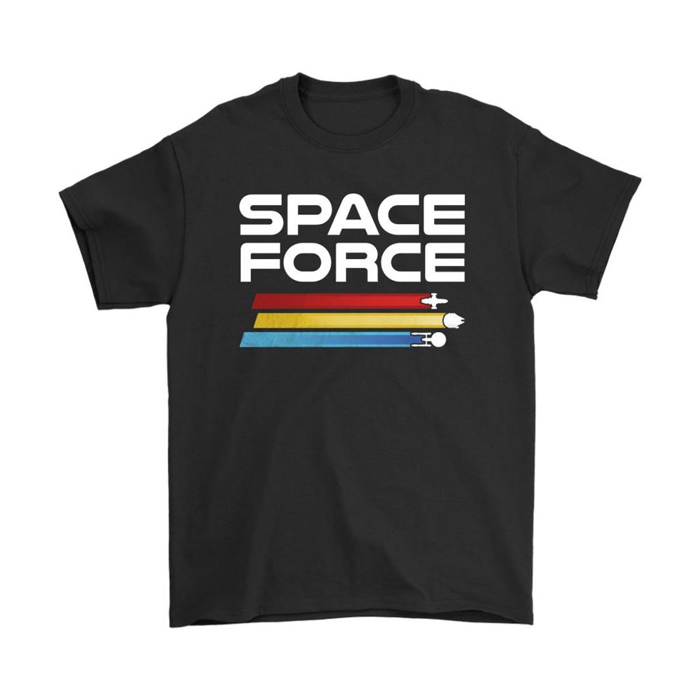 Trumps Space Force Ussf X Star Wars X Firefly X Star Trek Shirts