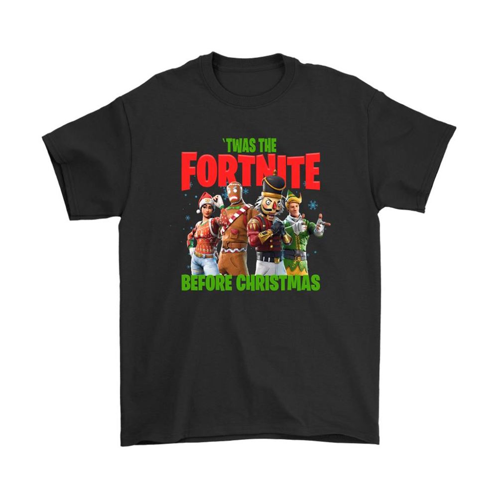 Twas The Fortnite Before Christmas For Fortnite Gamer Shirts