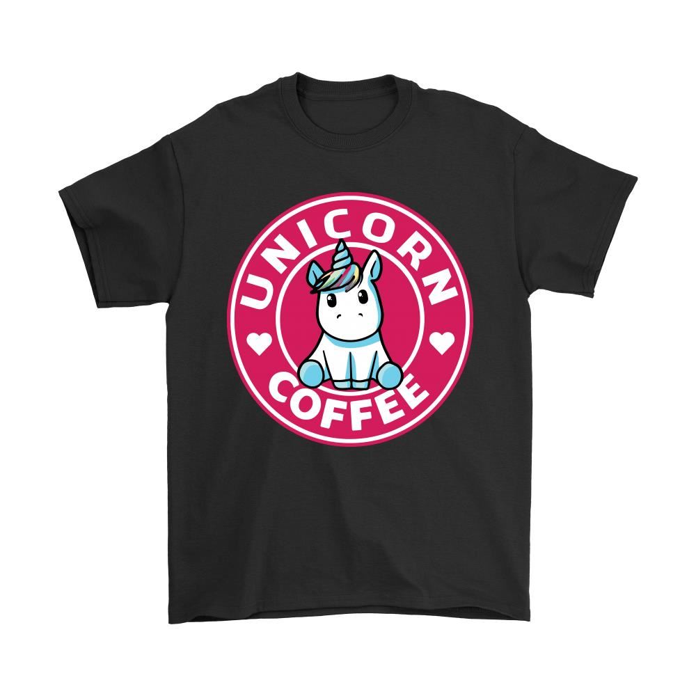Unicorn Coffee Mashup Starbucks Logo Shirts