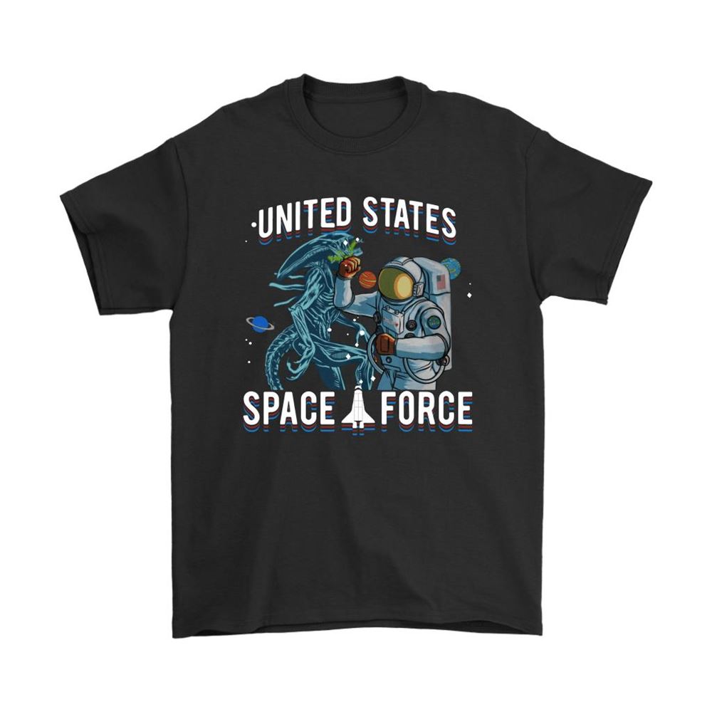 United States Of Space Force Astronaut Uppercut Alien Monster Shirts
