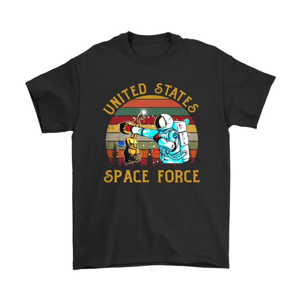 United States Space Force Astronaut Fight Alien Vintage Shirts