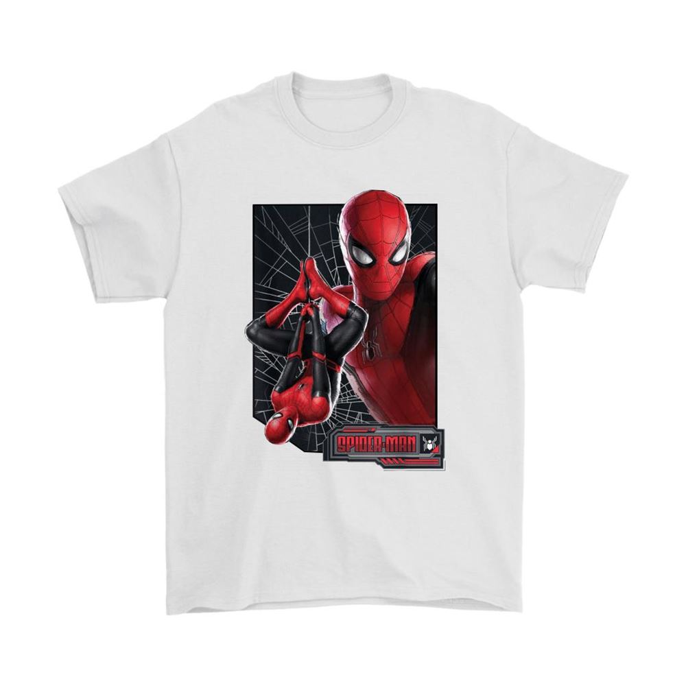 Upside Down Hanging Spider-man Far From Home Shirts