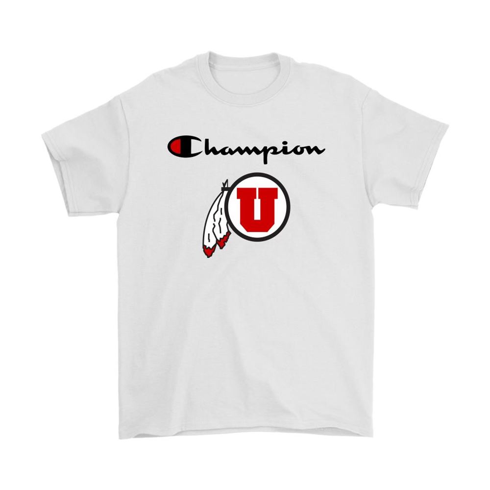 Utah Utes Champion Logo Mashup Ncaa Shirts